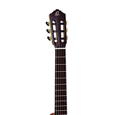 Ortega Guitars Striped Suite Slim Neck Nylon w/ Bag - Striped Ebony - Open Box image 5