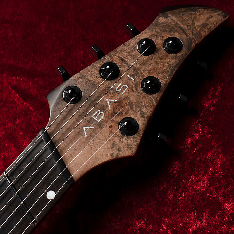 ABASI GUITARS/Larada 6 Multi Scale Burl Maple/Ebony (Black