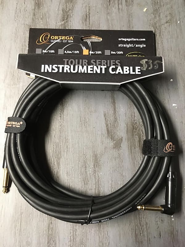 Ortega Ortega Tour Series Instrument Cable- Muteplug- 20 Feet image 1