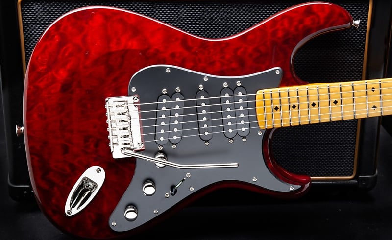 Dean Zelinsky Tagliare Z-Glide Custom Quilt Trans Wine | Reverb