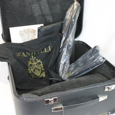 NEW Black Scandalli Air II Piano Accordion LMMH 34 96 image 2