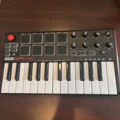 Akai MPk mini - Red Black