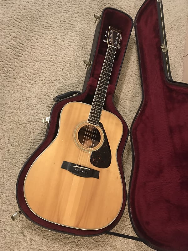 YAMAHA FG-301 (ORANGE LABEL) acoustic guitar 1975-1978 Natural made in  Japan in very good condit