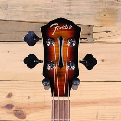 Fender FA-450CE 4-String Acoustic Bass (2021, 3-Tone Sunburst) image 7
