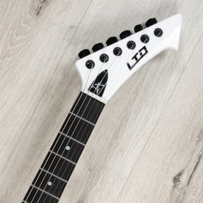 ESP LTD James Hetfield Signature Snakebyte Guitar, Ebony Fretboard, Snow White image 19