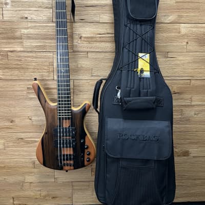 Warwick Teambuilt Corvette $$ 2023 Limited Edition 5- string Bolt-On Bass - Marbled Ebony #59/100 w/ soft case. New! image 18