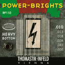 Thomastik RP110 Power Brights .010-.050 Heavy Bottom String Set