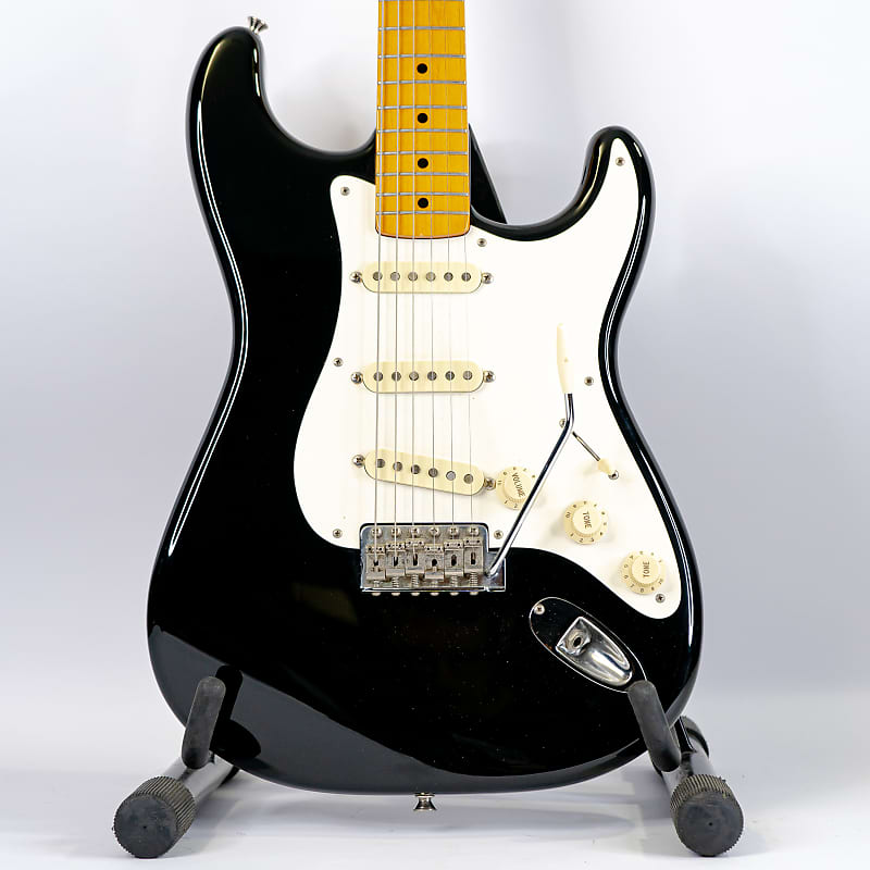 【売場】ST57-65L（BLK）\'57 Stratocaster Lefty（レフトハンド・モデル／メイプル1pcネック指板） フェンダー