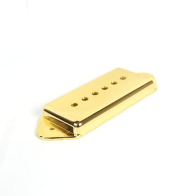 Replacement P-90 p90 Dog-ear Pickup Cover 52mm, Gold-Plated /Plastic