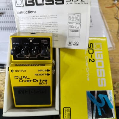 Reverb.com listing, price, conditions, and images for boss-sd-2-dual-overdrive