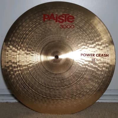Paiste 16" 3000 Power Crash Cymbal image 1