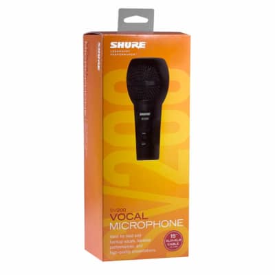 Shure SV200-W Dynamic Cardoid Handheld Multi-Purpose XLR Microphone + Cable image 3