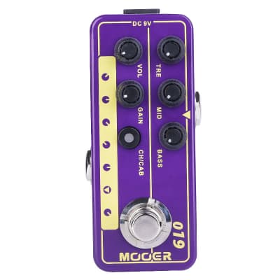 Mooer Micro Preamp 019 UK Gold PLX image 1