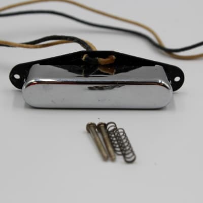 1990's Vintage Fender Telecaster Neck Single-Coil Pickup Chrome USA Tele image 8