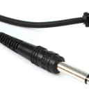 Hosa CPP-110R Interconnect Cable - 1/4-inch TS Male to Right-angle 1/4-inch TS Male - 10 foot