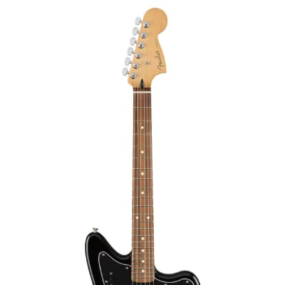 Used Fender Player Jaguar - Black w/ Pau Ferro FB image 9
