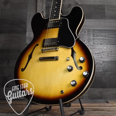 Gibson ES-335 - Vintage Burst with Hard Shell Case image 10