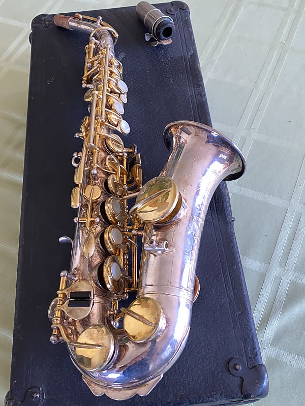 Beautiful Buescher Harwood Bb Soprano Saxophone "low pitch" Reverb