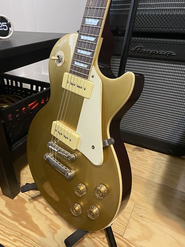 Epiphone Les Paul '56 Gold Top P90 2008 - Gold | Reverb