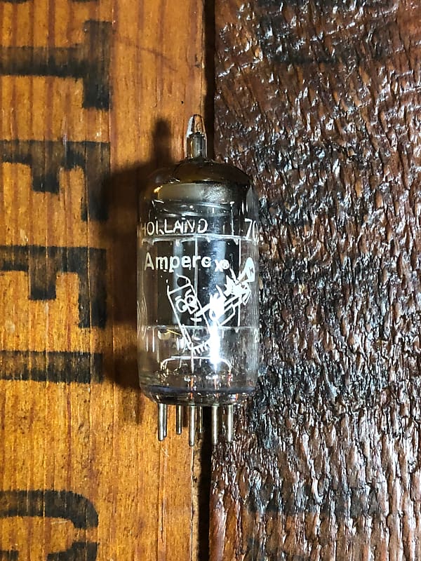 Vintage 1961 Amperex Bugle Boy 7025 Preamp Tube 12AX7 ECC83