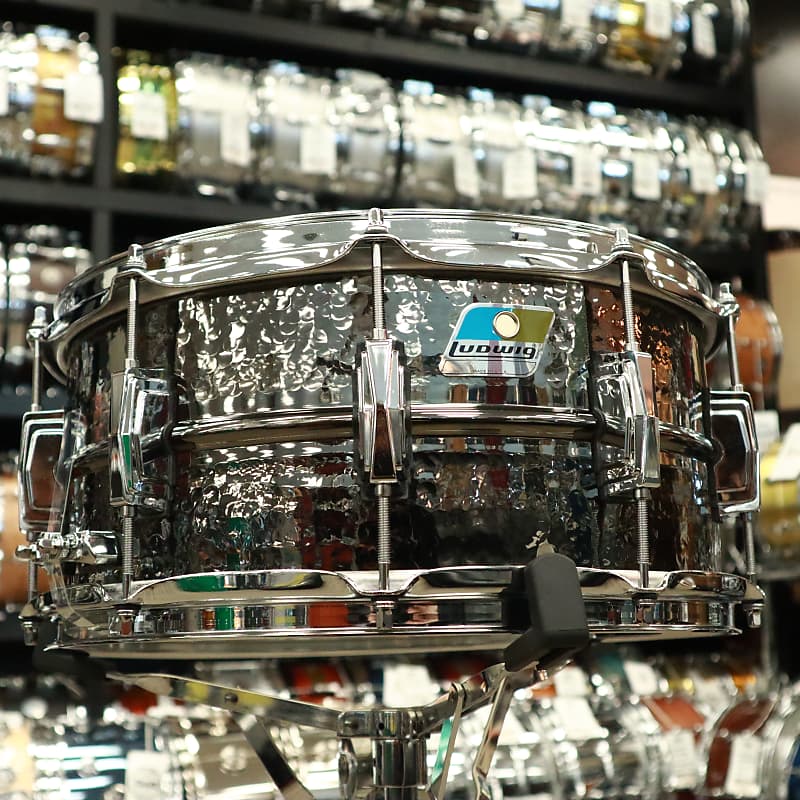 Ludwig LB417K Hammered Black Beauty 6.5x14