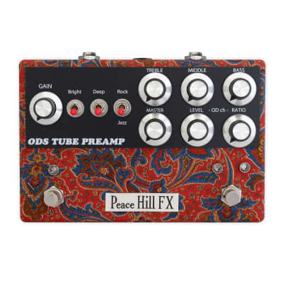Peace Hill FX ODS Tube Preamp (w/ True Bypass Footswitch