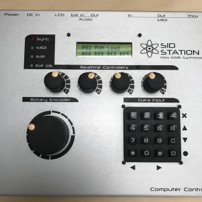 Elektron SidStation CMOS 6581 Commodore 64 synth module 2001 Brushed aluminium image 2