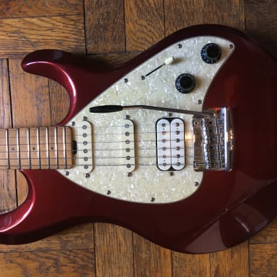 Ernie Ball Music Man Silhouette Special HSS 2003 Candy Apple Red image 5