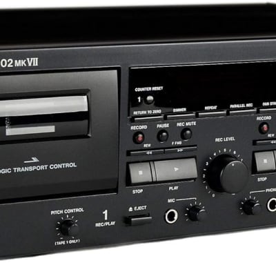 TASCAM 202MKVII Dual Cassette Deck with USB image 2