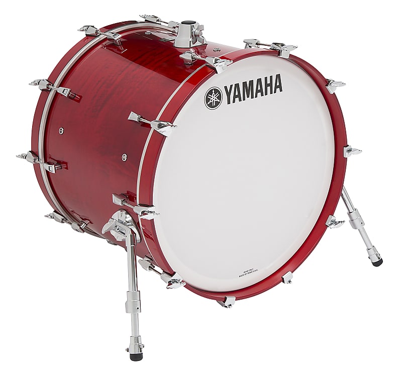 Yamaha Absolute Hybrid Maple  22" Bass Drum AMB2218-RAU  Red Autumn image 1