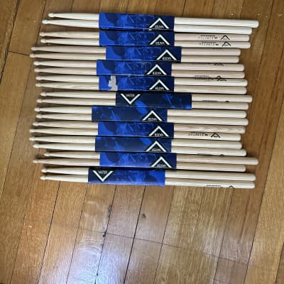 Vater VH5AS 5A Stretch Hickory Wood Tip Drum Sticks (11 Pairs) image 1