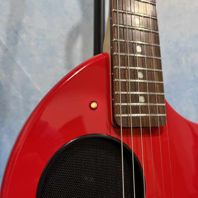 Fernandes ZO-3 mini travel guitar 2000s Red W/Gigbag image 5