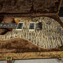 PRS Custom 24-08 Wood Library - Quilted maple Charcoal - MINT