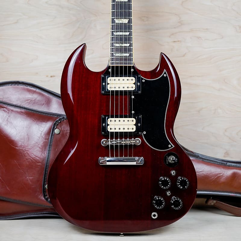 Burny RSG-75-63 MIJ 1980 Cherry 63' Reissue Vintage SG Style