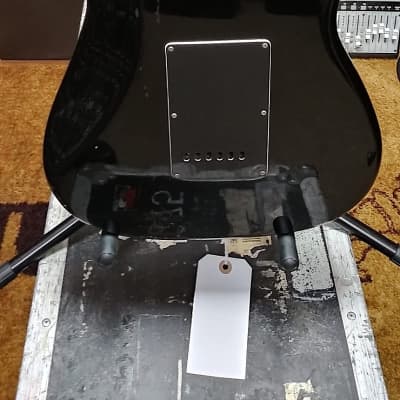 Montaya Stratocaster 80s Black On Black image 4
