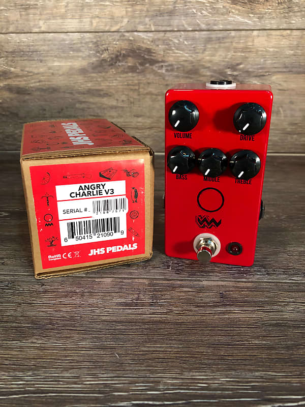 JHS Angry Charlie V3 Overdrive Pedal Reverb