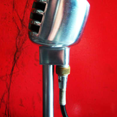 Vintage RARE 1940's Electro-Voice 910 crystal Microphone w matching stand & cable 610 911 611  # 2 image 10
