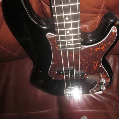 Jay Turser Solid "P" Style Maple Neck 4-String Black Bass JTB-400C-BK-4 w/ Cosmetic Scratches on the Back* image 3
