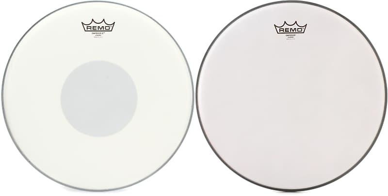 Remo Emperor X Coated Drumhead - 14 inch - with Black Dot  Bundle with Remo Emperor Coated Drumhead - 14 inch image 1