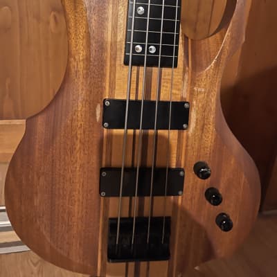 Edwards Forest Bass neck through fretless Mid 2000 - Natural image 6