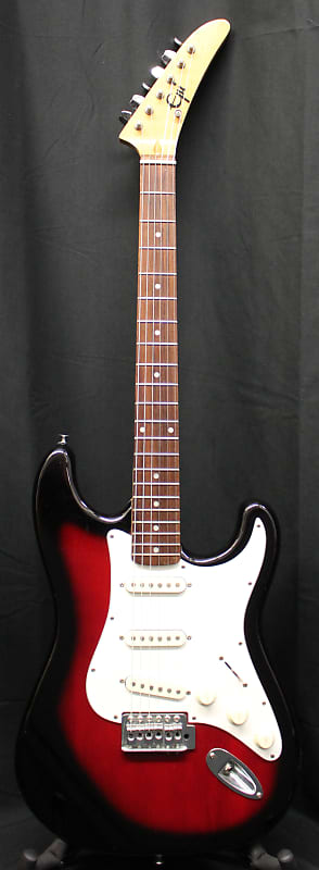 1990's Epiphone EPI ES-300 S-Style Sunburst Electric Guitar image 1
