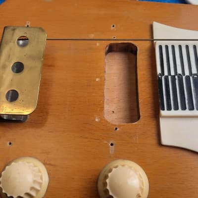 MEFMI Lap Steel Slide Hawaii Electric Guitar 60s Soviet Vintage for project repair parts image 5