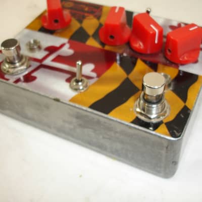 Immagine NoiseKICK FX Custom Maryland Flag Distortion / OD Guitar Effect Pedal - 2
