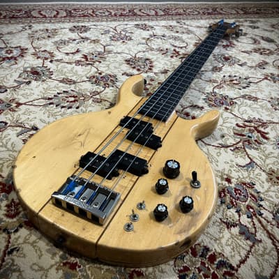 Price dropped - Rare 1980 Pedulla EL-12B Bass in  Natural finish - one of the first 300 Pedulla ever made image 2