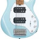 Sterling StingRay Ray35HH Bass Guitar with Bag Daphne Blue
