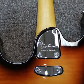 Godin Shifter 4 Bass Guitar Vintage Burst finish, made in Canada image 12