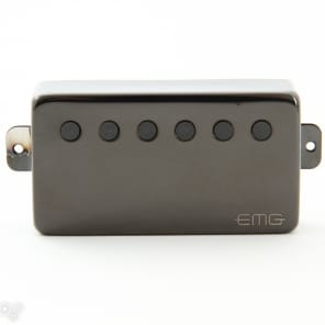 EMG JH James Hetfield "Het" Active Humbucker Guitar Pickup Set - Black Chrome image 18