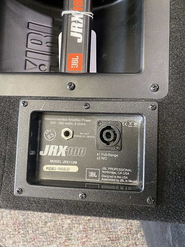 JBL JRX-100 12 inch Passive Speaker Pair WITH CABLES | Reverb JBL JRX-100 12 inch Passive Speaker Pair WITH CABLES | Reverb