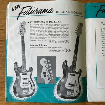 1960's Hagstrom Futurama Kent electric strat style guitar image 15
