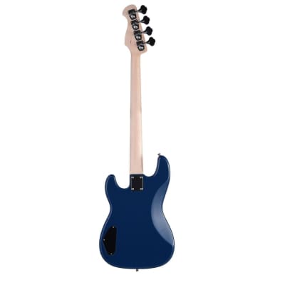 Artist APB Blue Bass Guitar w/ Accessories image 4